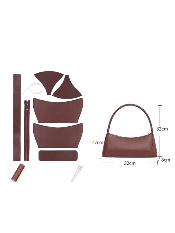 下载 (15) DIY Bag Kit: The Minimalist Underarm Shoulder Bag – Espresso