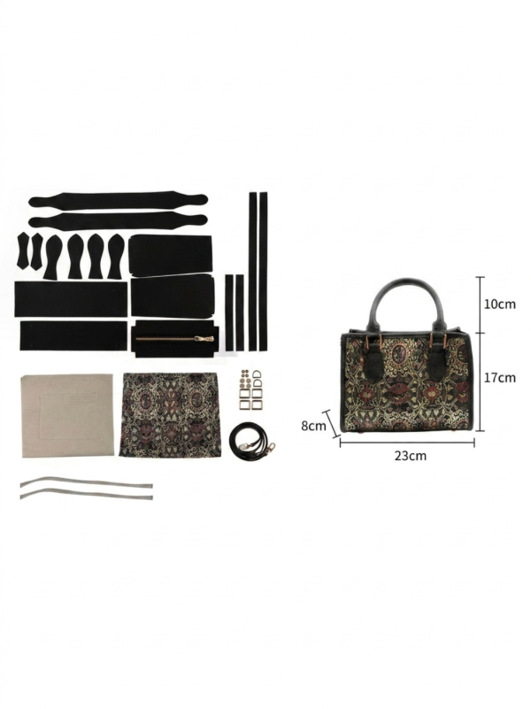 DIY Bag Kit: The Vintage Jacquard Top Handle Bag