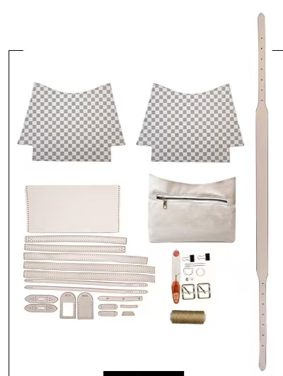 DIY Bag Kit: The Architect Checkerboard Shoulder Bag